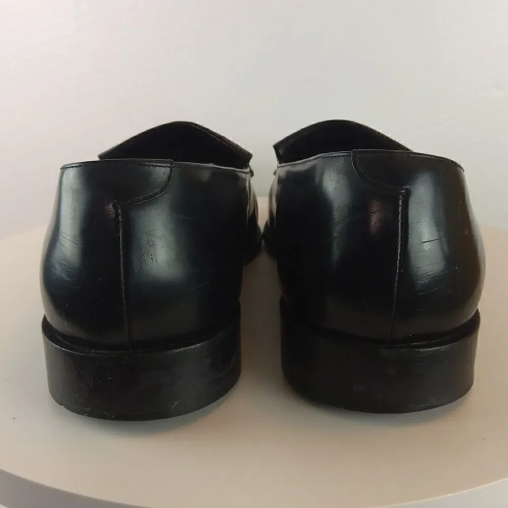Bostonian classics black leather tassel loafers